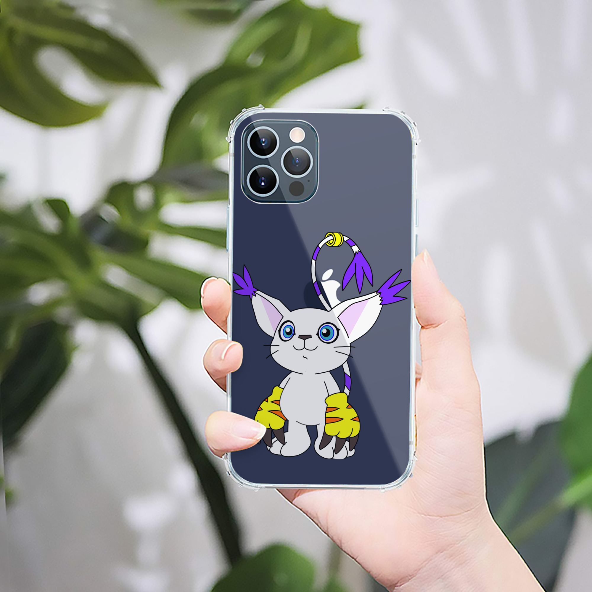 （画像用） Digimon デジタルモンスター/デジモン 【iPhone 12シリーズ対応】透明スマホケース（クリアソフトケース）